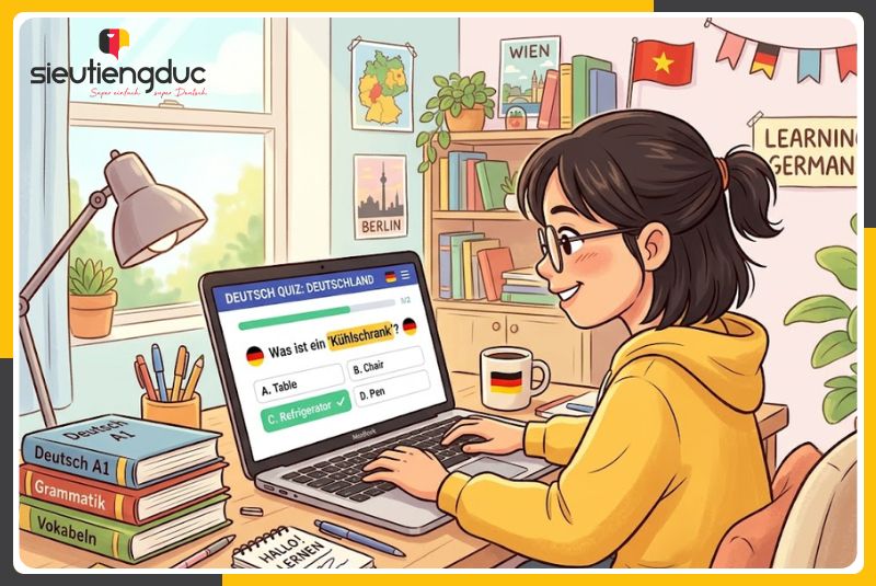 Khai giảng lớp S99 – Bắt đầu một hành trình mới đầy năng lượng 6 Cẩm nang chinh phục tiếng Đức từ A1–B2