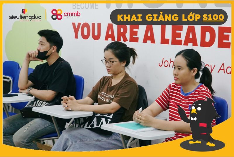 Khai giảng lớp S100 – Mở đầu cho hành trình học tiếng Đức 4 S100 không chỉ là lớp học mà còn là một tập thể