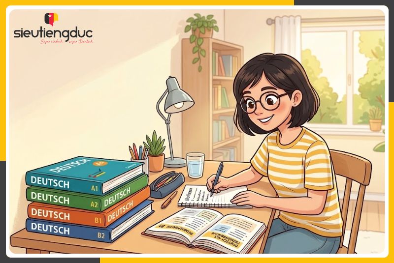 Khai giảng lớp S100 – Mở đầu cho hành trình học tiếng Đức 7 Lộ trình học tiếng Đức từ A1–B2