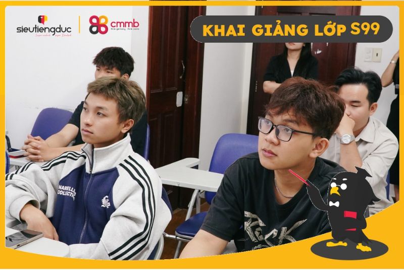 Khai giảng lớp S99 – Bắt đầu một hành trình mới đầy năng lượng 3 Sự đồng hành từ Siêu Tiếng Đức x CMMB tạo nên sự khác biệt
