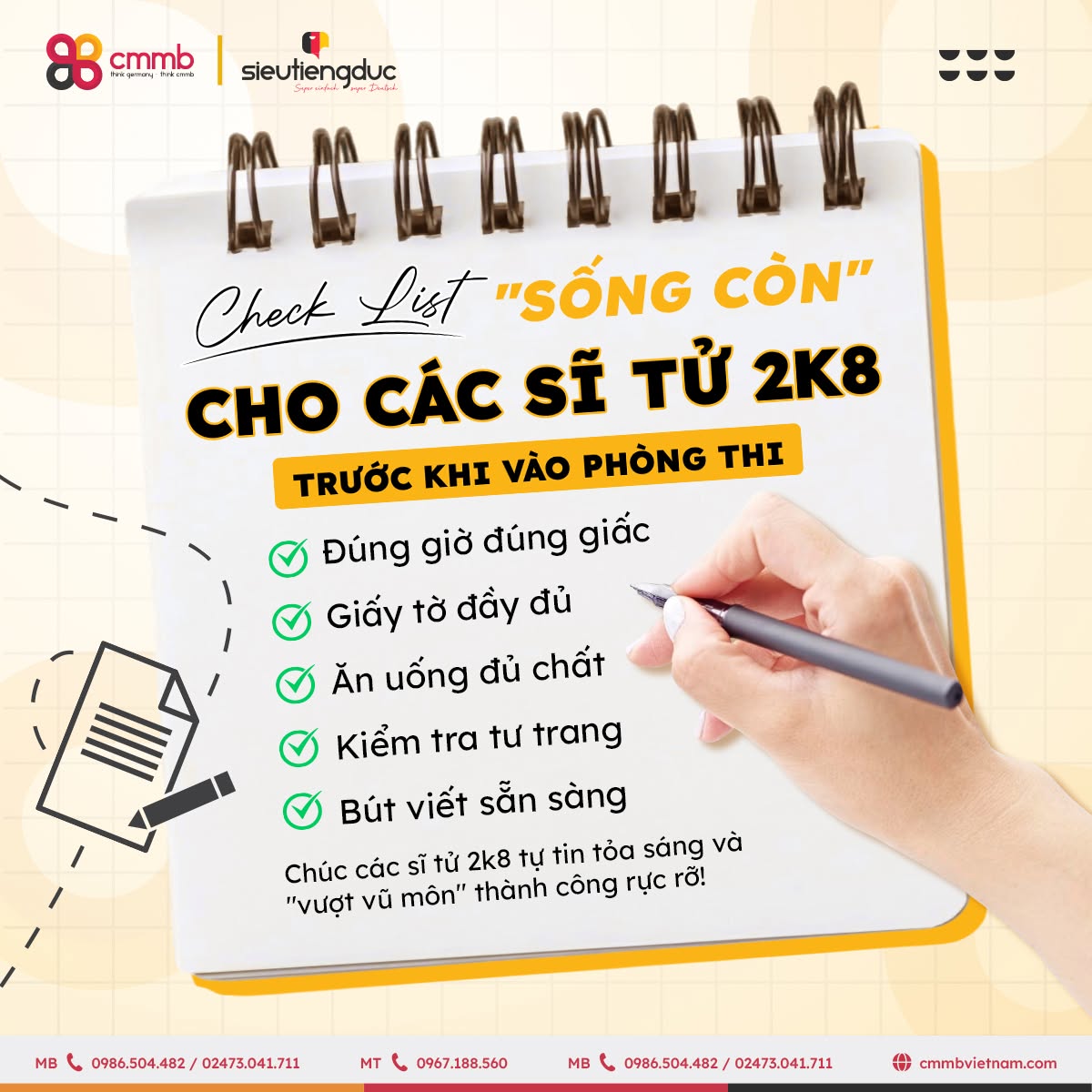 Kinh nghiệm làm bài thi tiếng Đức THPT QG 2026