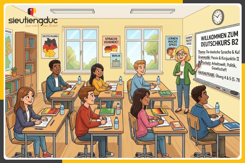 Từ vựng tiếng Đức chủ đề Ausbildung và lịch học nghề dễ hiểu 7 Bí kíp học tiếng Đức từ A1-B2 miễn phí
