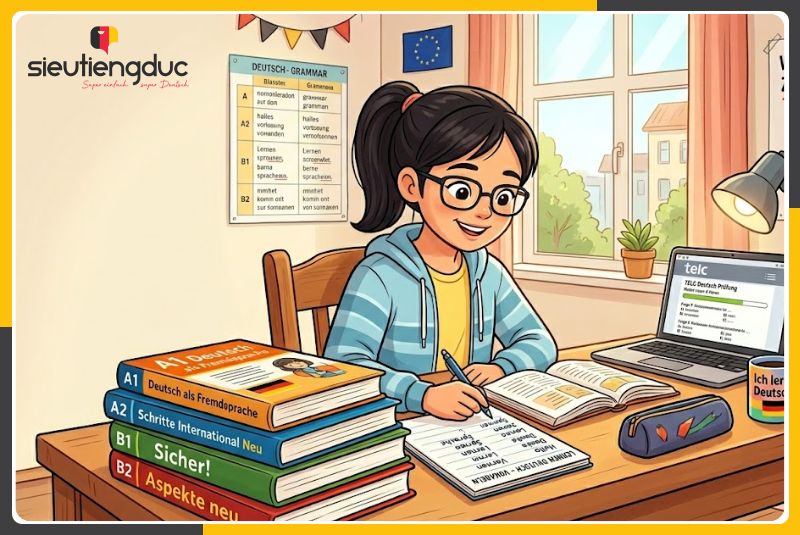 Mẫu câu hội thoại tiếng Đức chủ đề báo mất giấy tờ và xin xác nhận chi tiết 6 Hành trình học tập tiếng Đức từ A1-B2