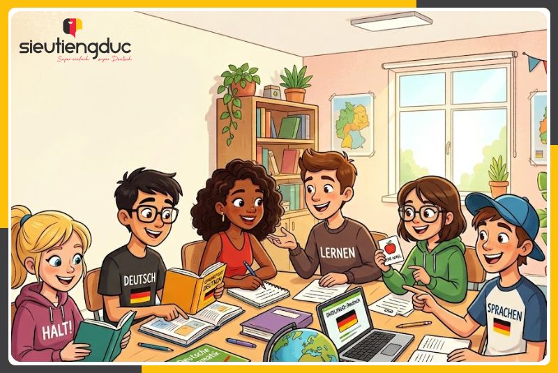 Học và chinh phục tiếng Đức từ A1-B2 miễn phí