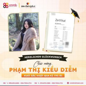 Kỳ thi TELC tiếng Đức tại TPHCM và Hà Nội 2026 15 Học viên đỗ B1 Tháng 4/2026