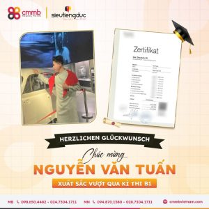 Kỳ thi TELC tiếng Đức tại TPHCM và Hà Nội 2026 17 Học viên đỗ B1 Tháng 4/2026