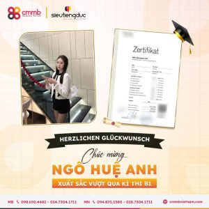 Kỳ thi TELC tiếng Đức tại TPHCM và Hà Nội 2026 18 Học viên đỗ B1 Tháng 4/2026