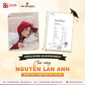 Kỳ thi TELC tiếng Đức tại TPHCM và Hà Nội 2026 11 Học viên đỗ B1 Tháng 5/2026