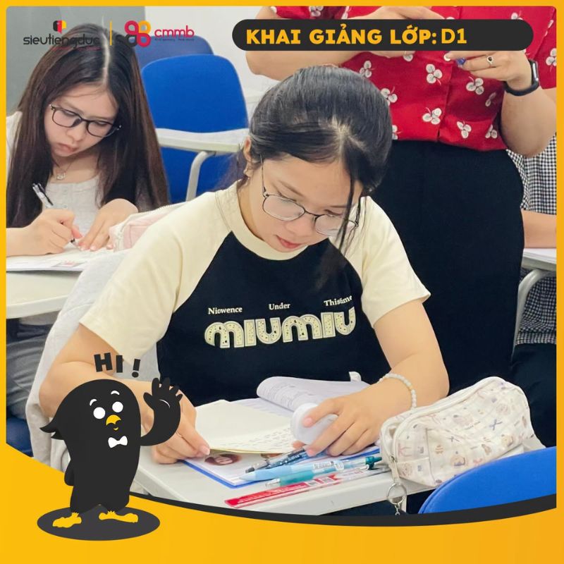 Khai giảng lớp D1 – Nền tảng vững chắc để bứt phá tiếng Đức 1 Dấu mốc khai giảng lớp D1 đầy ý nghĩa tại Siêu Tiếng Đức x CMMB
