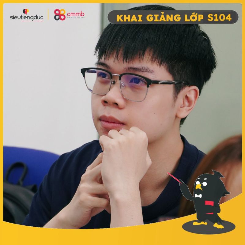 Khai giảng lớp S104 – Chinh phục tiếng Đức cùng Siêu Tiếng Đức x CMMB 2 Bước đầu làm quen với phương pháp học tiếng Đức