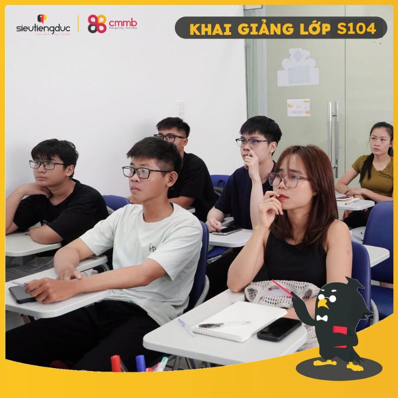 Khai giảng lớp S104 – Chinh phục tiếng Đức cùng Siêu Tiếng Đức x CMMB 1 Khai giảng lớp S104 mang đến làn gió mới trong ngày đầu tiên gặp gỡ