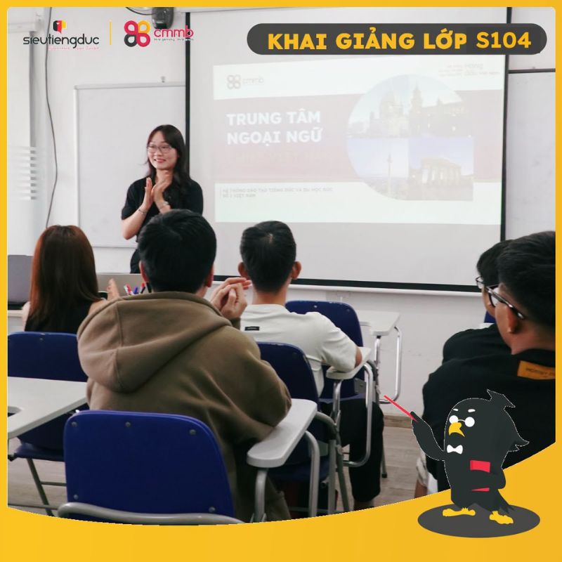 Khai giảng lớp S104 – Chinh phục tiếng Đức cùng Siêu Tiếng Đức x CMMB 7 S104 sẵn sàng viết tiếp hành trình đầy triển vọng