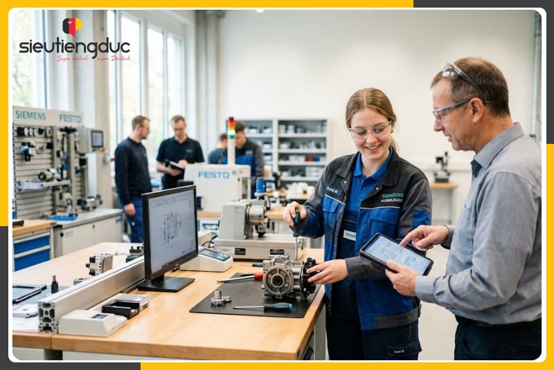Từ vựng tiếng Đức chủ đề Ausbildung và lịch học nghề dễ hiểu 1 Khái niệm Ausbildung trong hệ thống giáo dục nghề nghiệp Đức