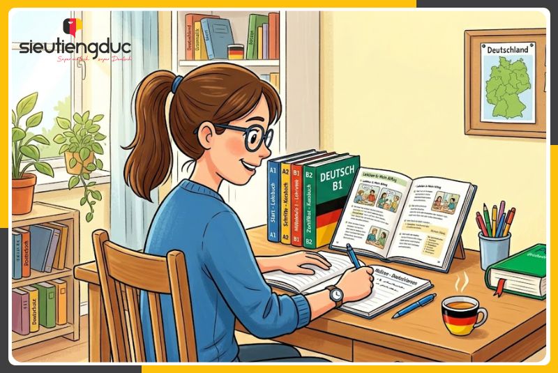 Khóa học tiếng Đức từ A1-B2 miễn phí 