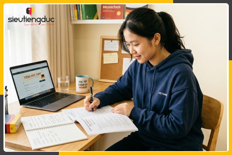 Kinh nghiệm làm đề ôn thi ngoại ngữ tiếng Đức THPT QG 2026 đạt điểm cao 