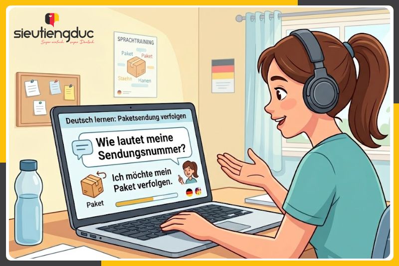 Mẫu câu hội thoại tiếng Đức chủ đề hỏi mã vận đơn và theo dõi bưu kiện 1 Mẹo học mẫu câu hội thoại chủ đề hỏi mã vận đơn và theo dõi bưu kiện