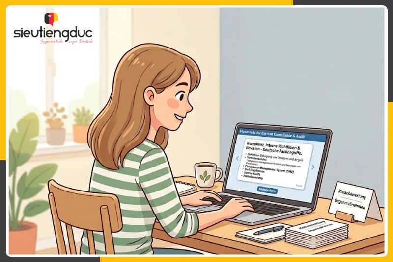 Từ vựng tiếng Đức chủ đề tuân thủ, quy định nội bộ và kiểm toán 7 Mẹo học từ vựng tiếng Đức chủ đề tuân thủ, quy định nội bộ và kiểm toán