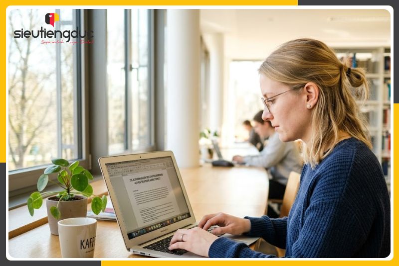 Từ vựng tiếng Đức chủ đề tóm tắt học thuật và viết abstract chi tiết 1 Những yêu cầu cơ bản khi viết abstract bằng tiếng Đức