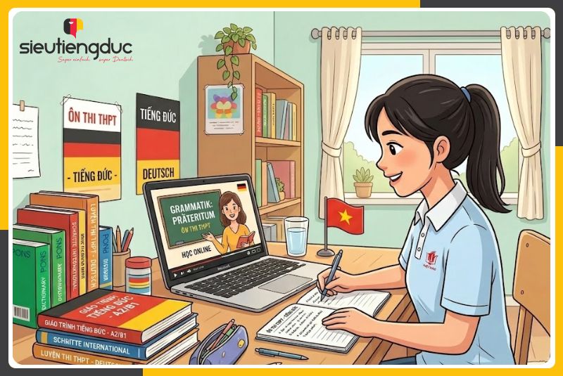 Ôn thi tiếng Đức THPTQG cùng Siêu Tiếng Đức