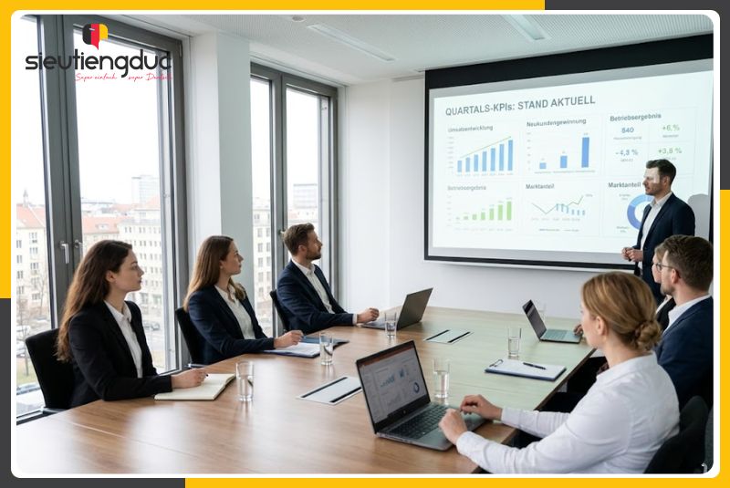 Từ vựng tiếng Đức chủ đề KPI cơ bản và mục tiêu tháng siêu chi tiết 1 Tại sao nên nắm vững từ vựng tiếng Đức chủ đề KPI cơ bản và mục tiêu tháng?