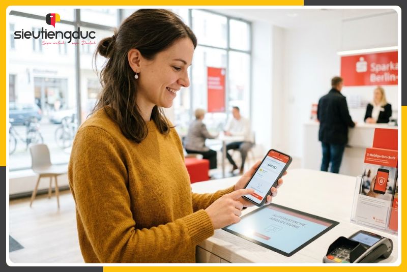 Mẫu câu hội thoại tiếng Đức chủ đề trích tiền tự động và hủy lệnh trích 1 Trích tiền tự động là gì?